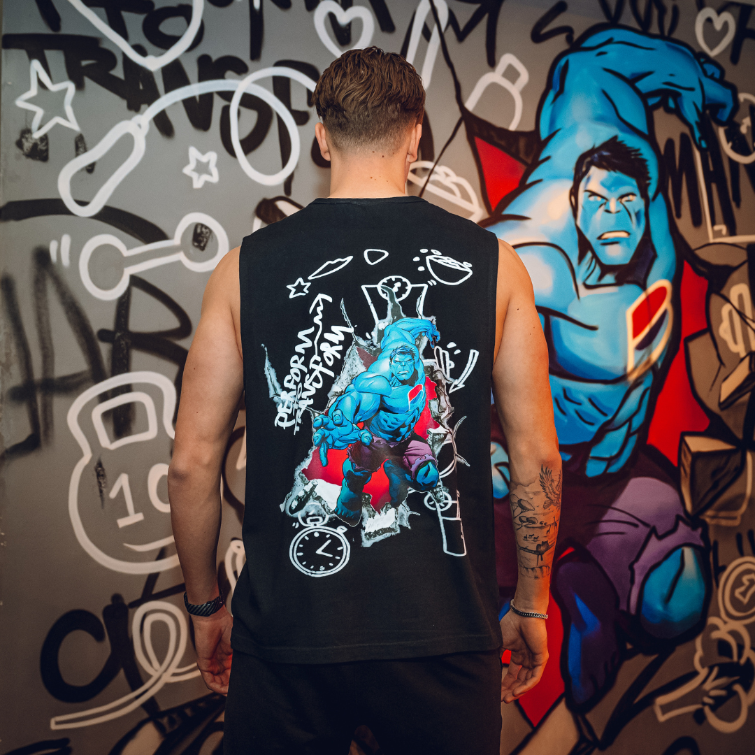 Oversized Fit Tanktop Logo - heren